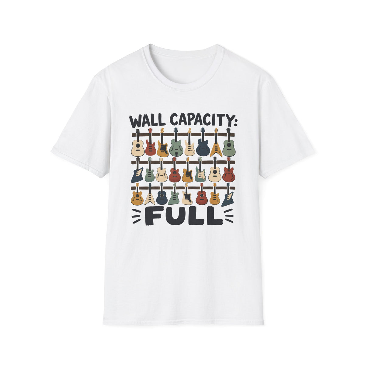 Guitar Wall Capacity T‑Shirt