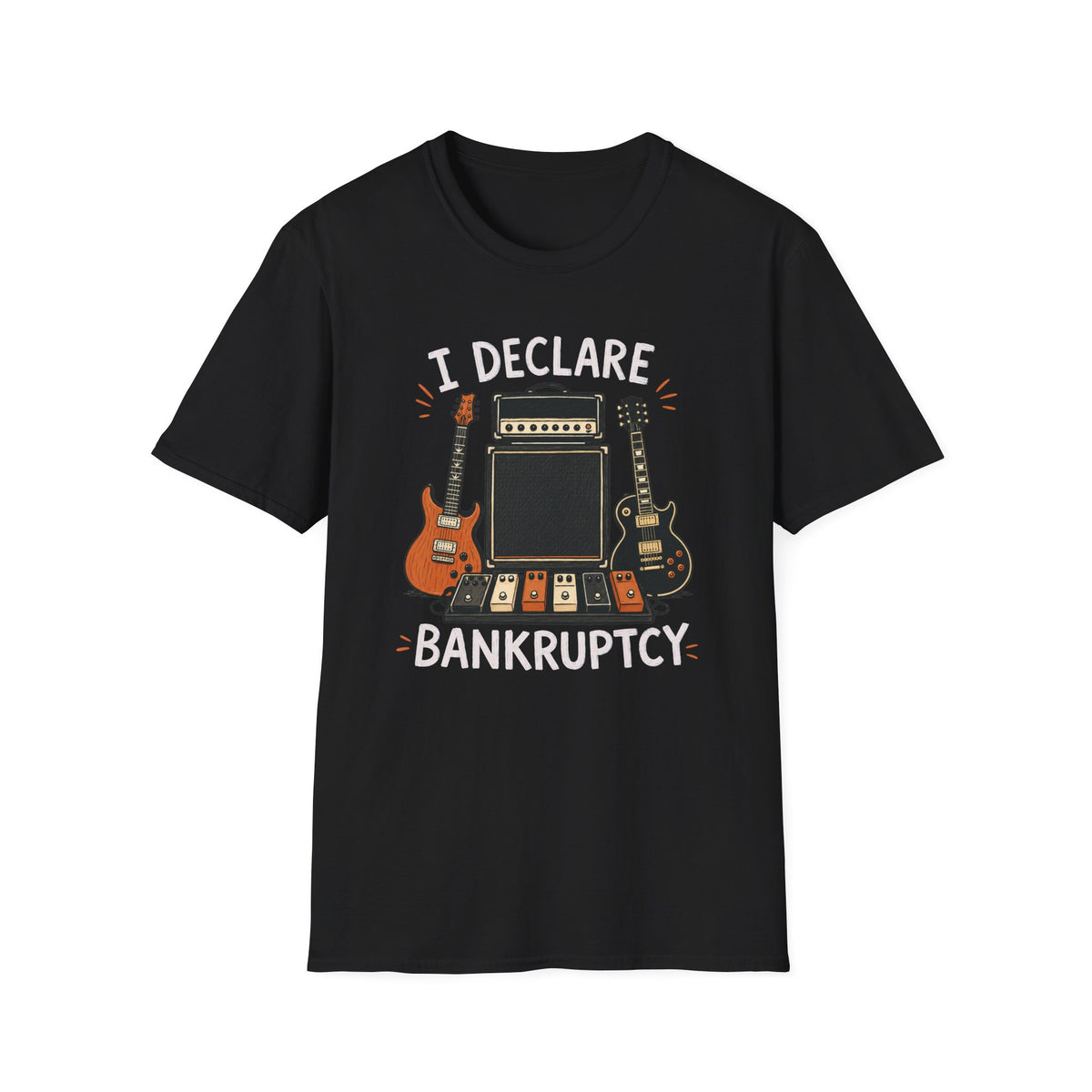 I Declare Bankruptcy Guitar T-Shirt
