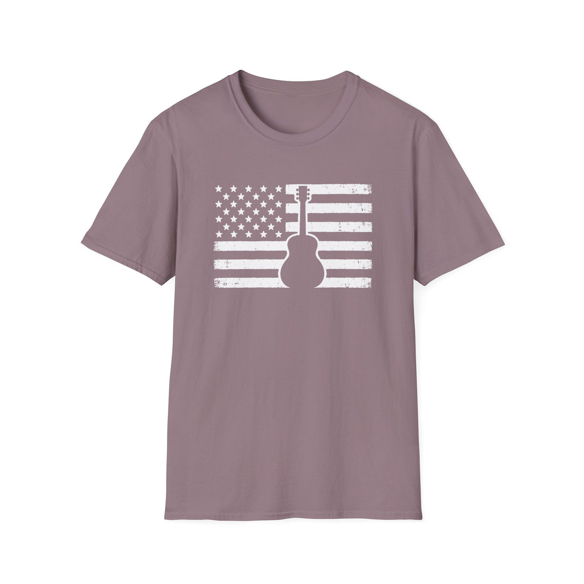 American Flag Guitar T-Shirt