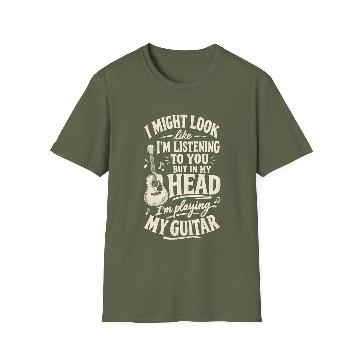 In My Head I'm Playing Guitar T‑Shirt