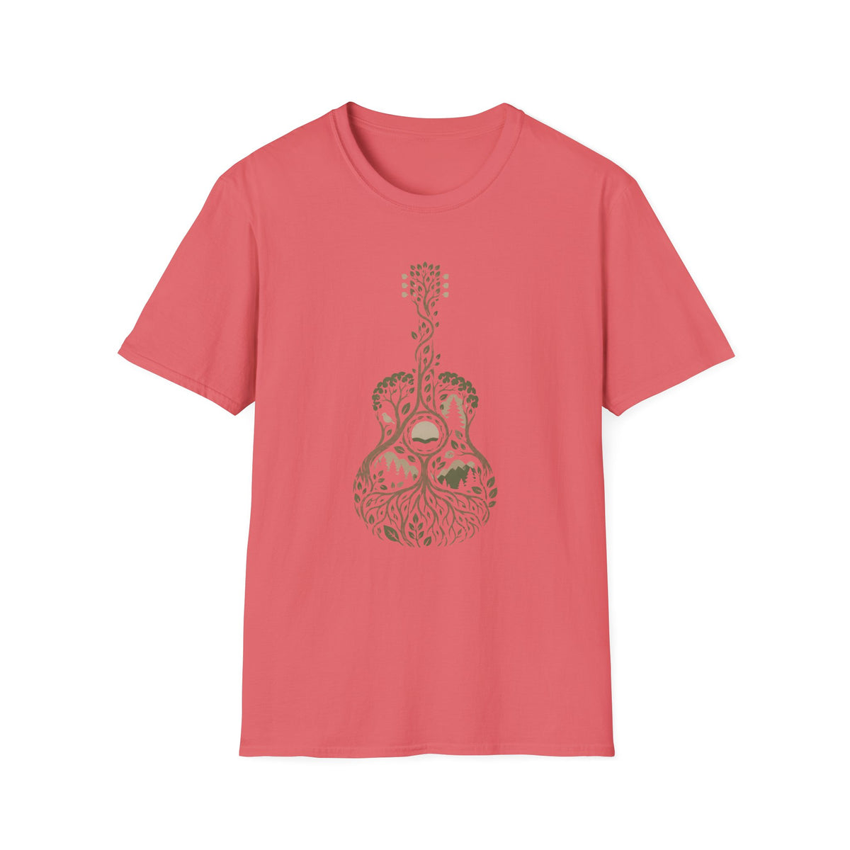 Nature Guitar T‑Shirt