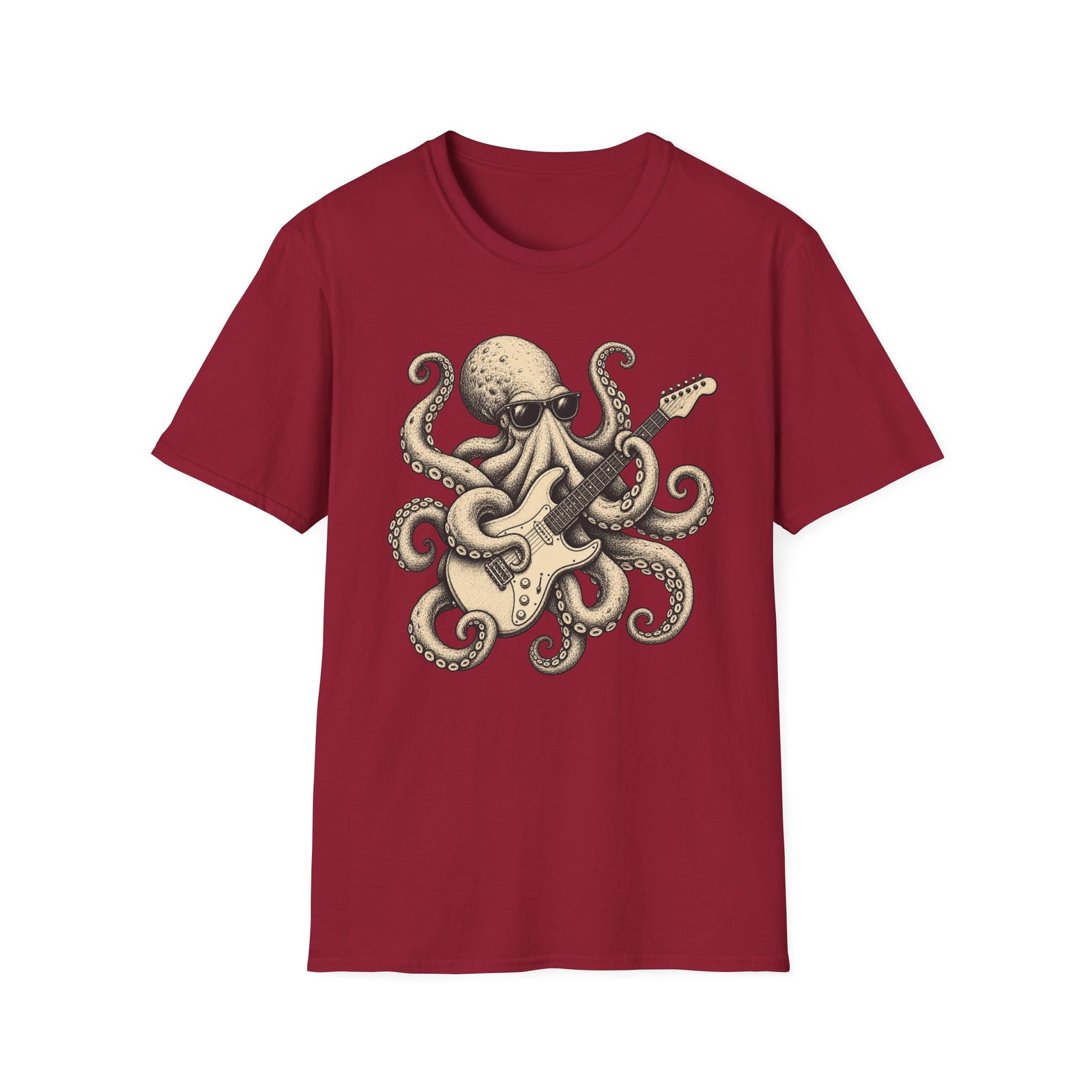 Octopus Guitar T-Shirt