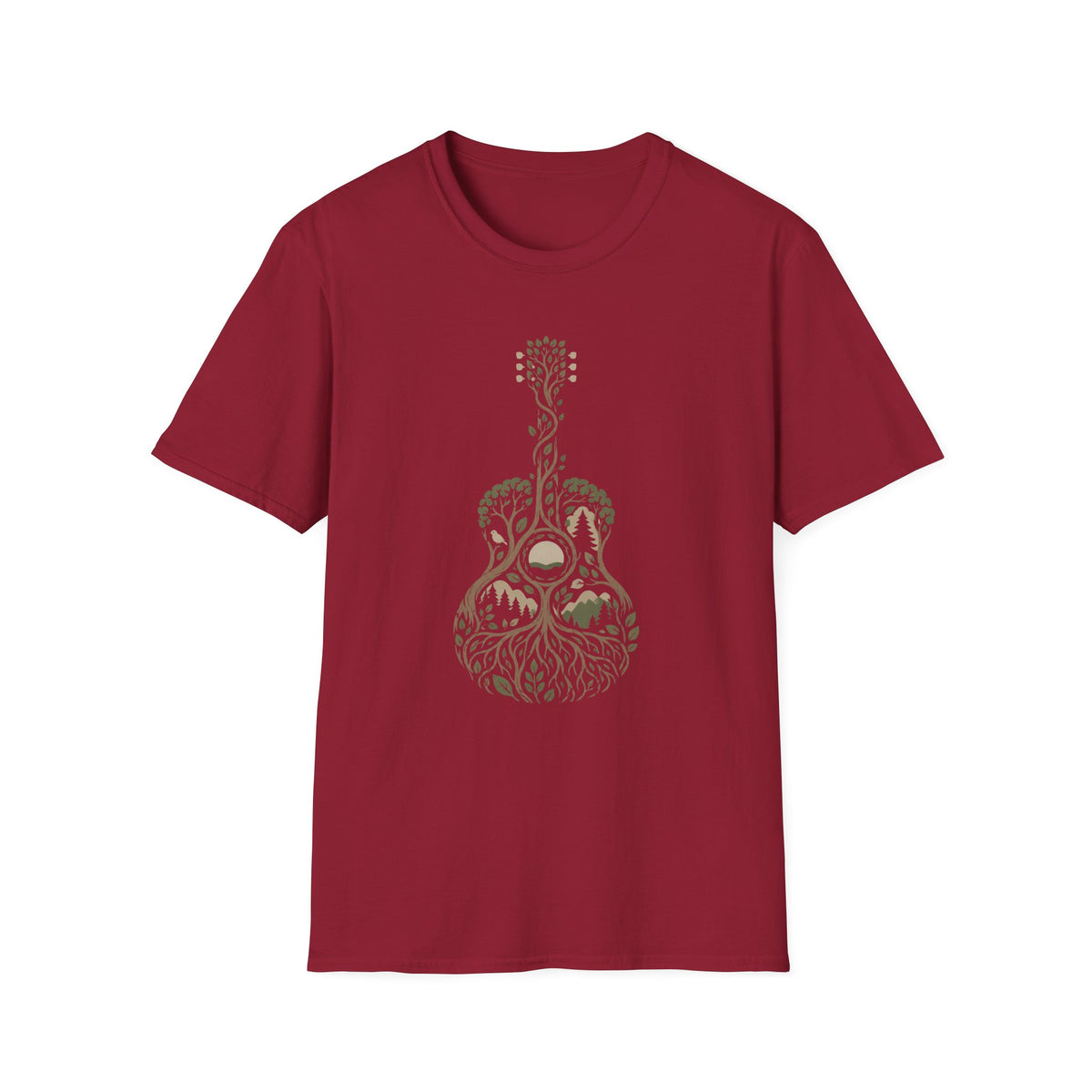 Nature Guitar T‑Shirt