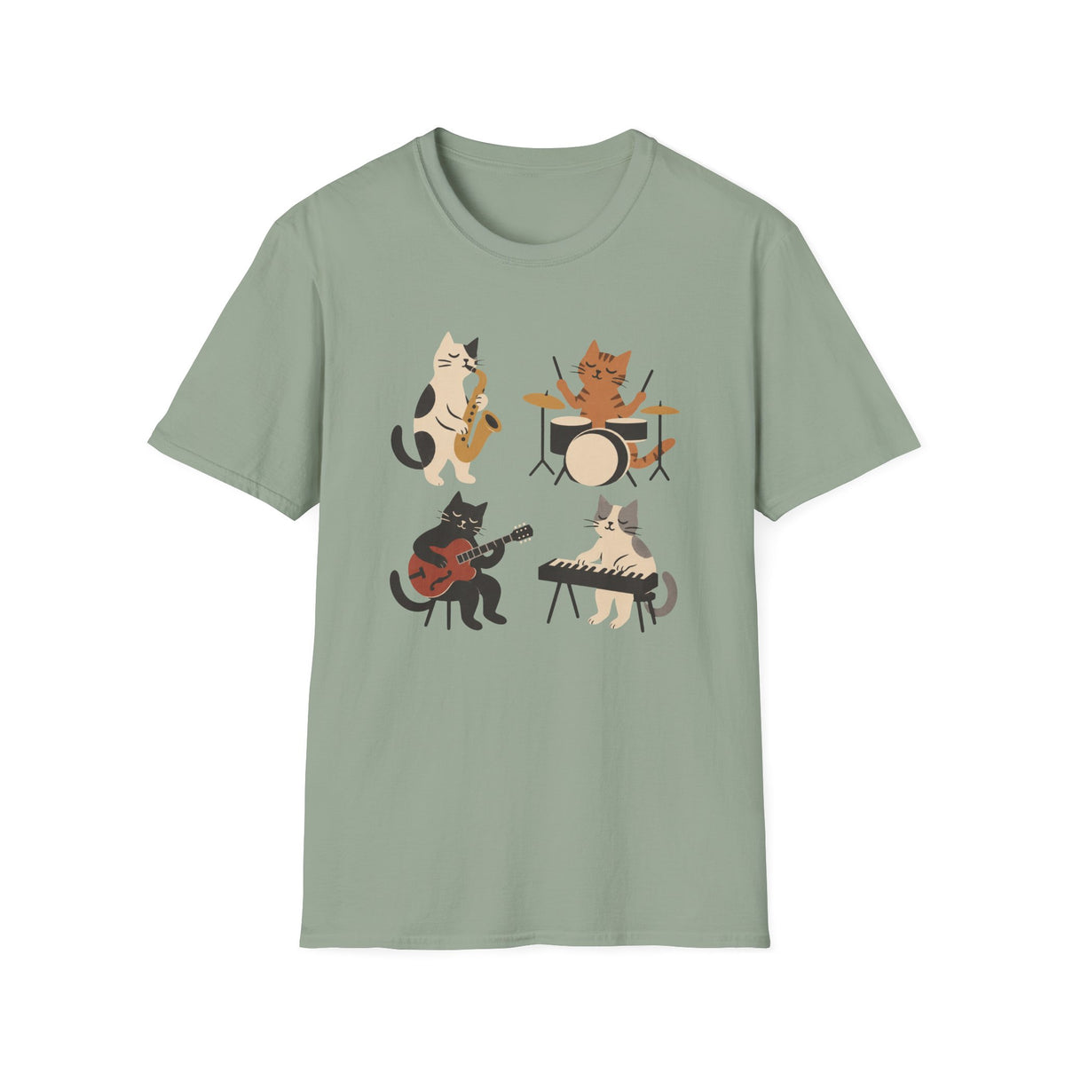 Cat Band T-Shirt