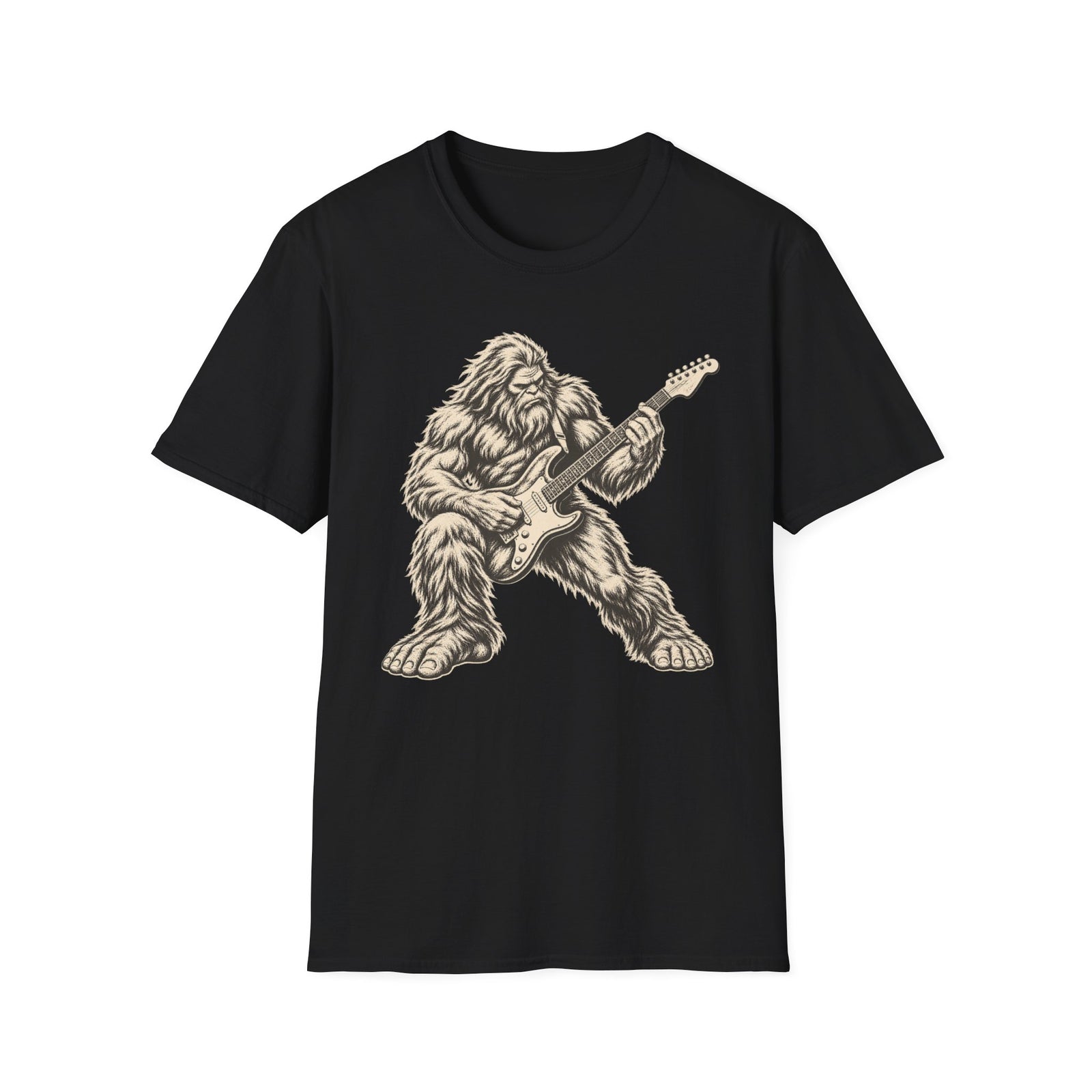 Guitar-Playing Sasquatch T-Shirt