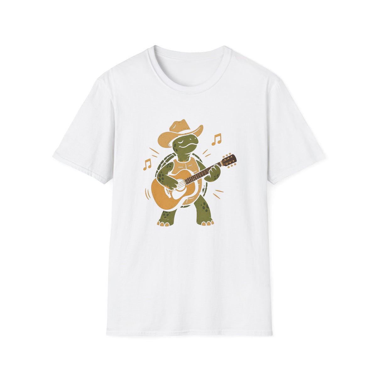 Turtle Playing Guitar T‑Shirt