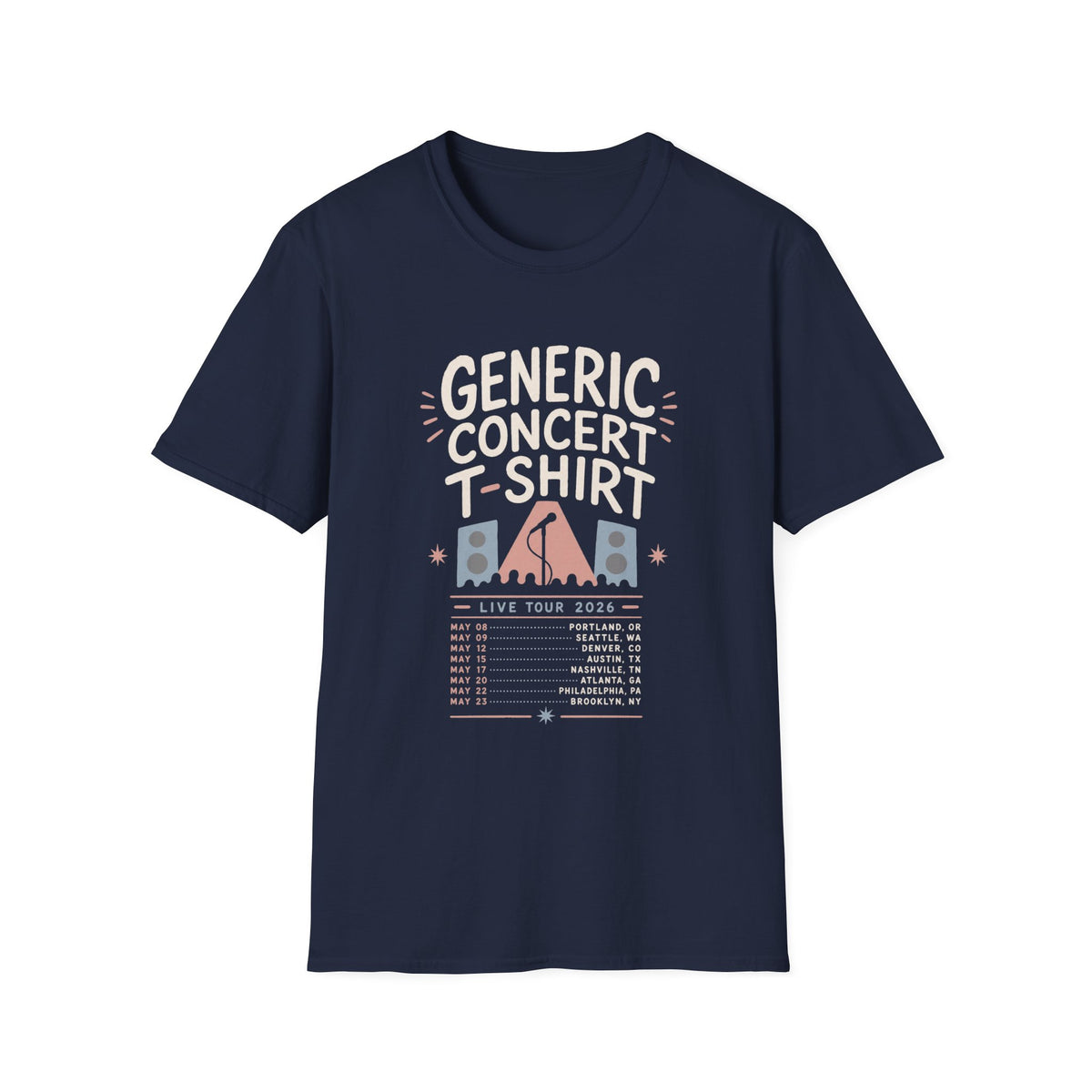 Generic Concert T‑Shirt