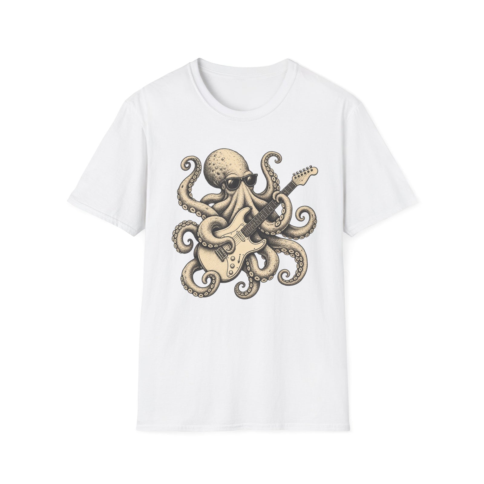 Octopus Guitar T-Shirt