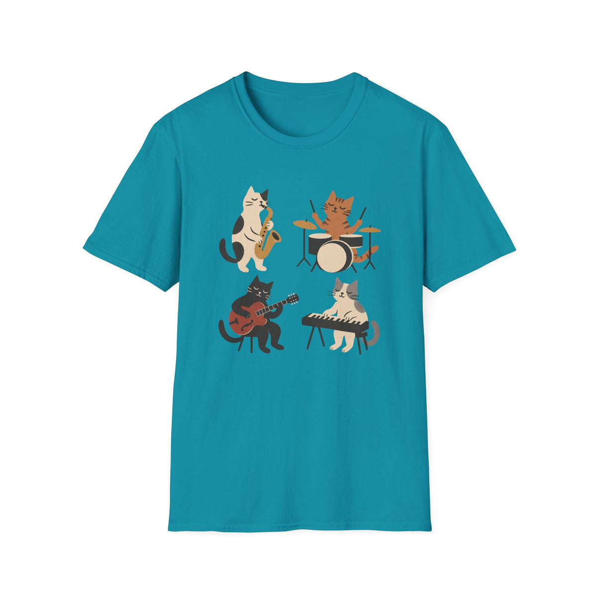 Cat Band T-Shirt