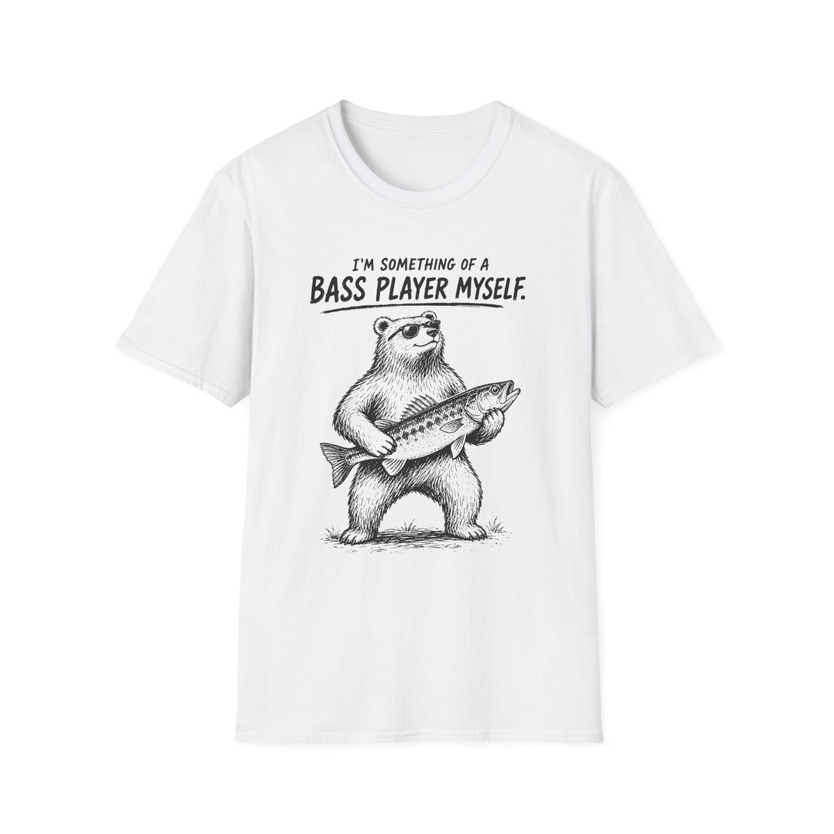 Bass Player Bear T-Shirt