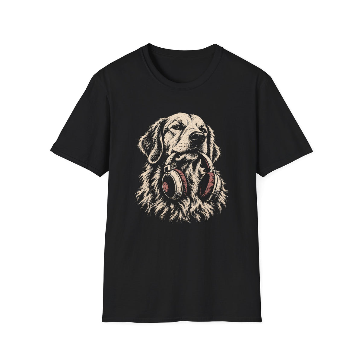 Dog Headphones T-Shirt