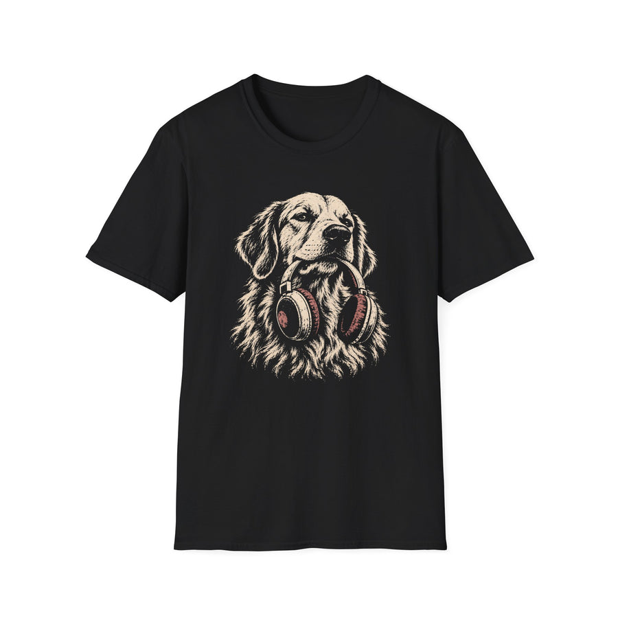 Dog Headphones T-Shirt