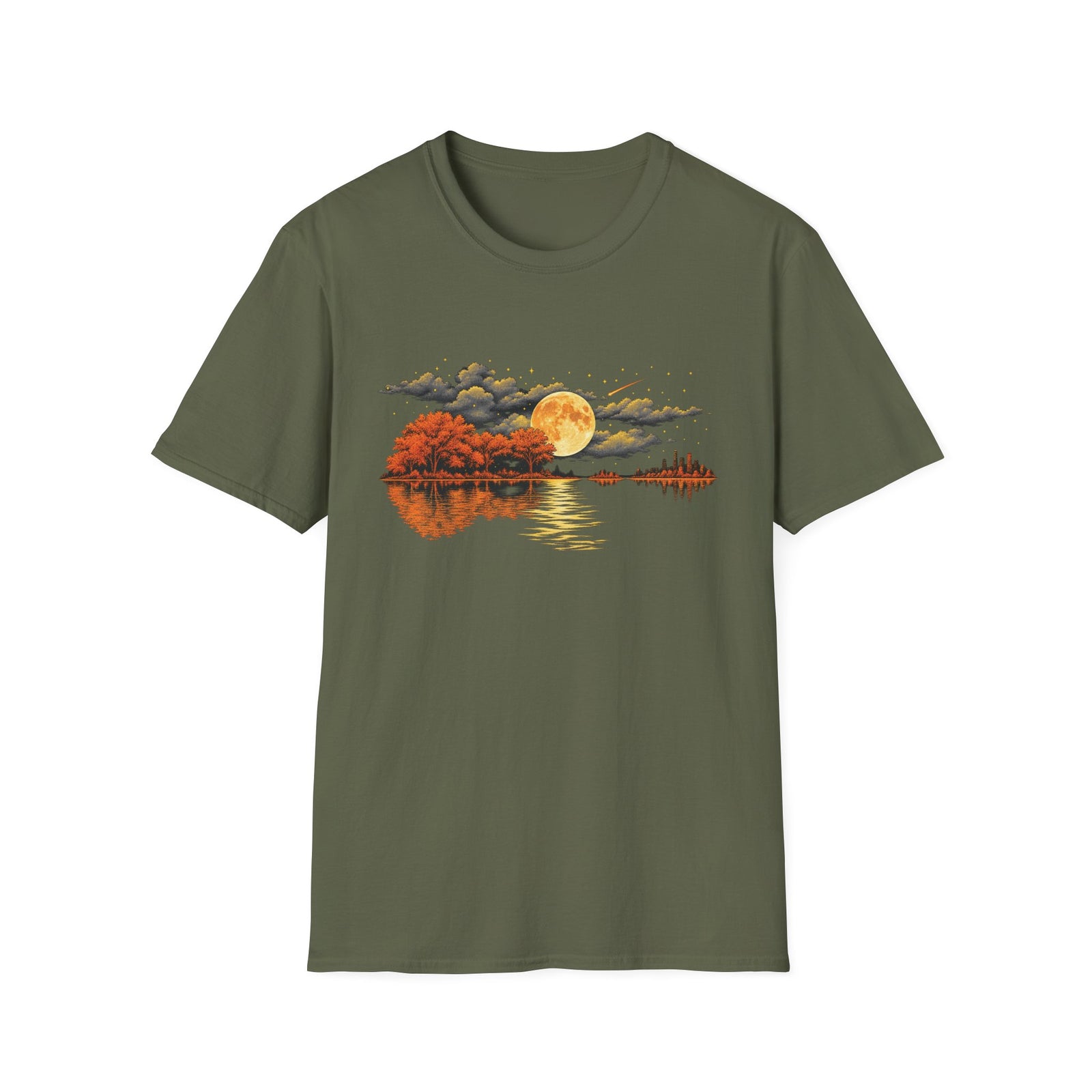 Moonlit Guitar T-Shirt