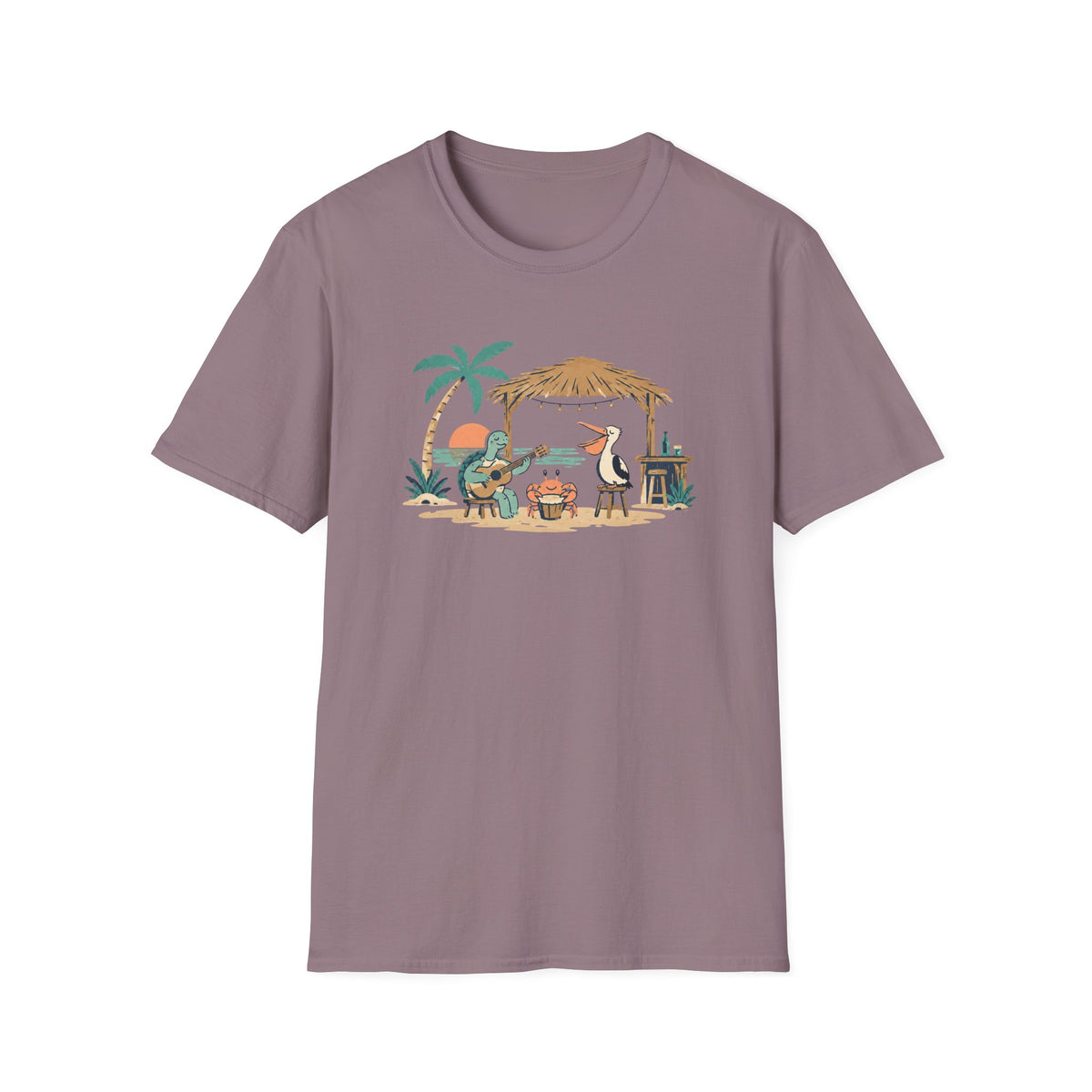 Tropical Beach Band T-Shirt