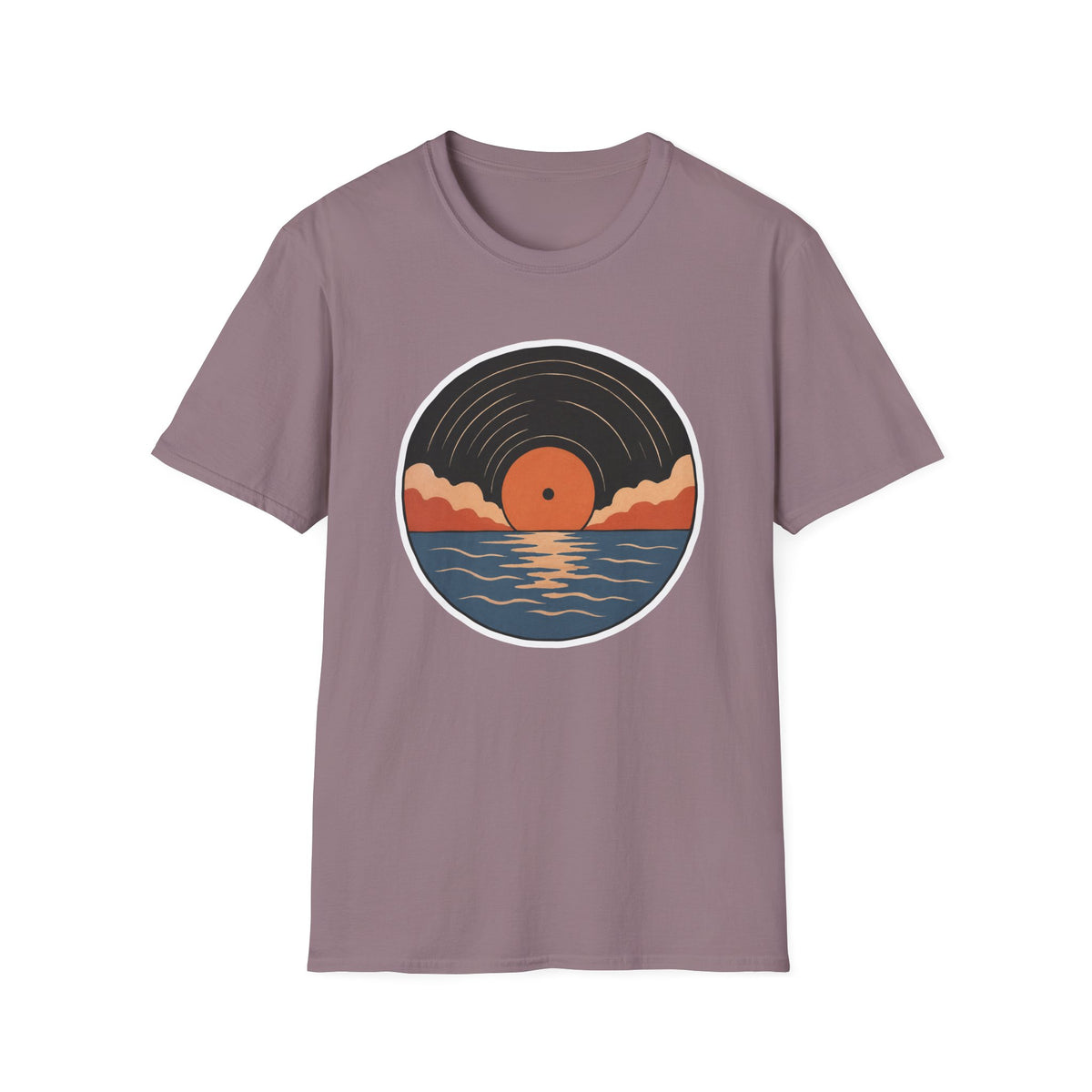 Vinyl Record Sunset T-Shirt