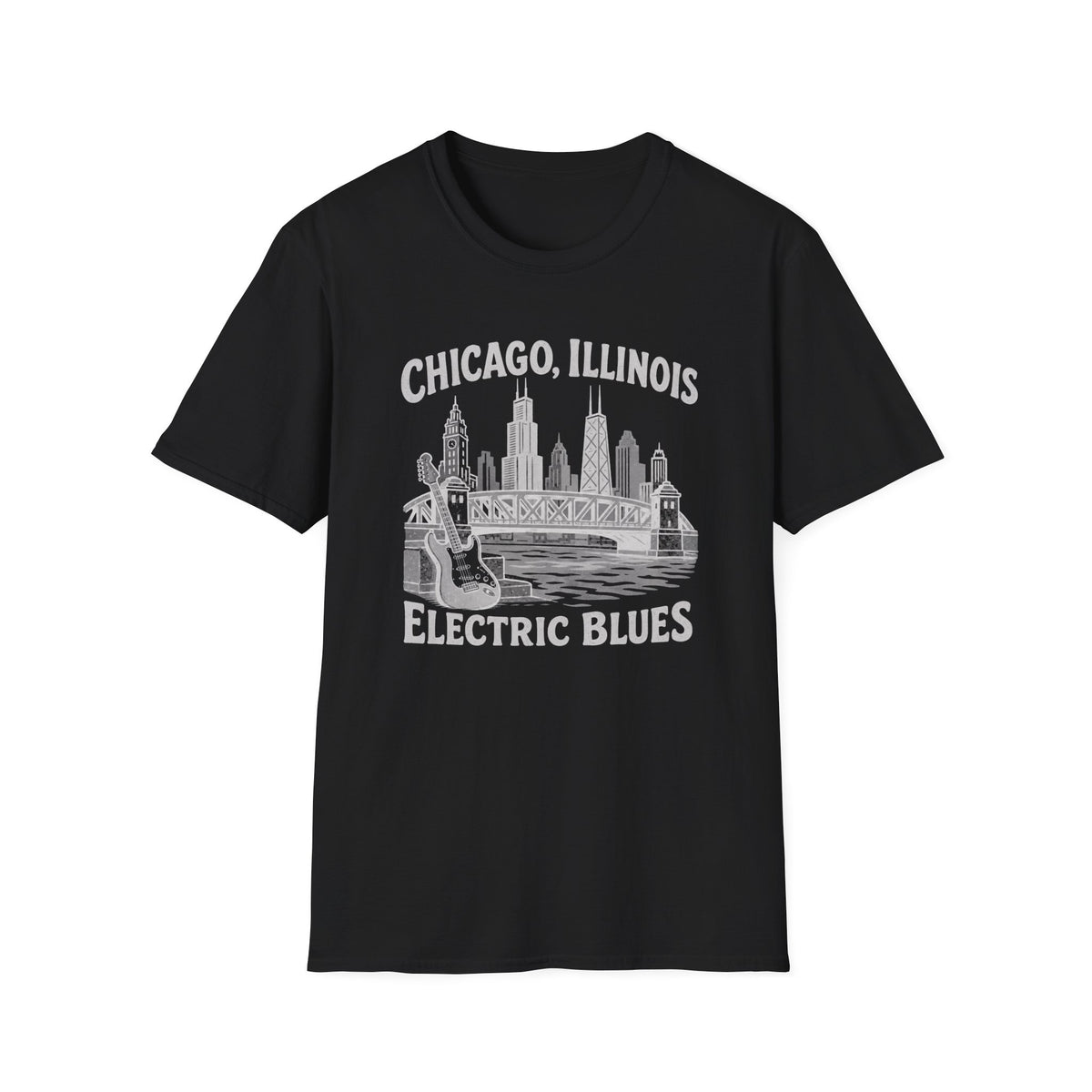 Chicago Illinois Electric Blues T-Shirt