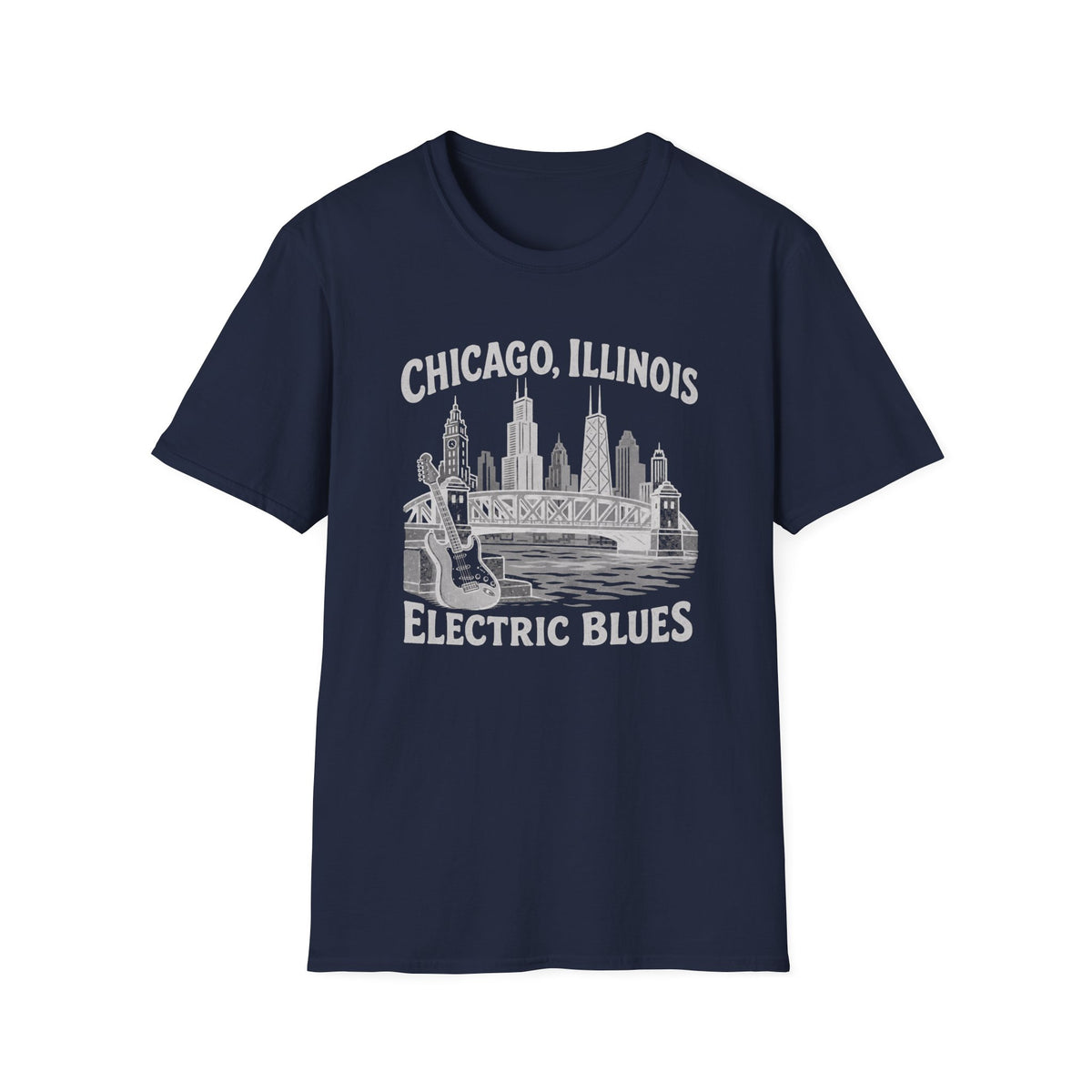 Chicago Illinois Electric Blues T-Shirt