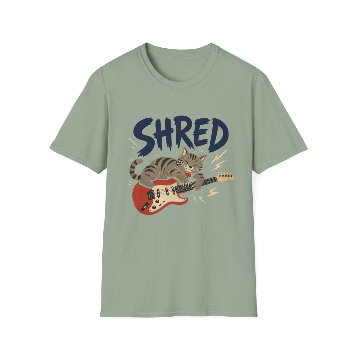 Shred Guitar Cat T-Shirt