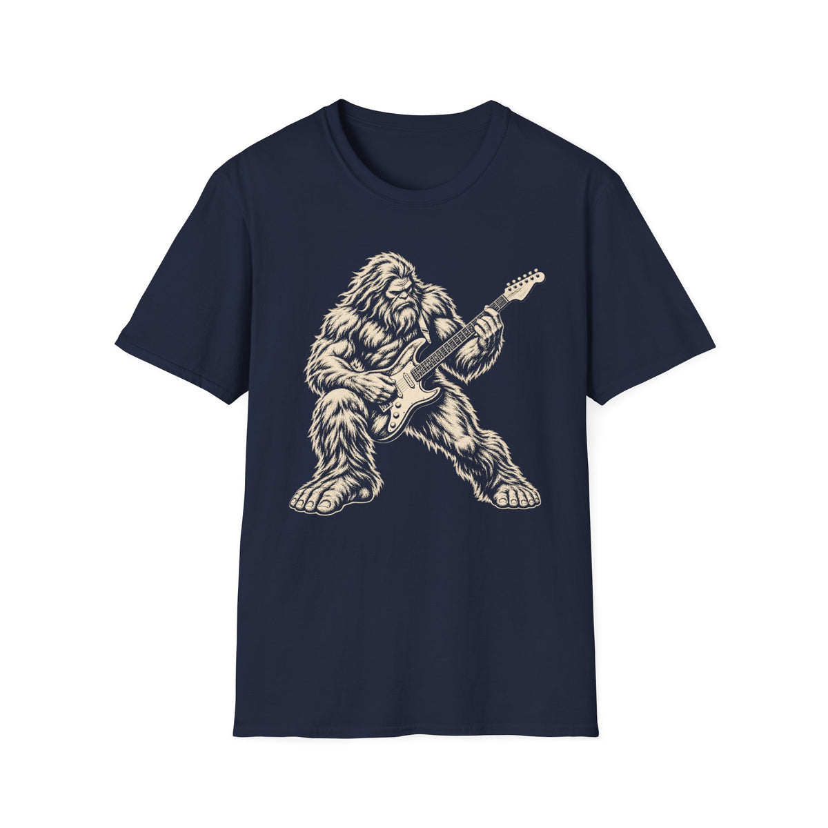 Guitar-Playing Sasquatch T-Shirt