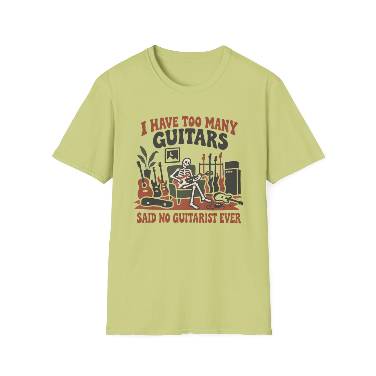 Too Many Guitars T‑Shirt
