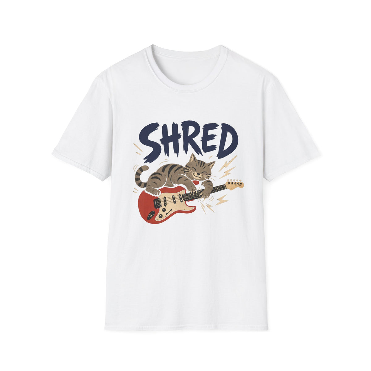 Shred Guitar Cat T-Shirt