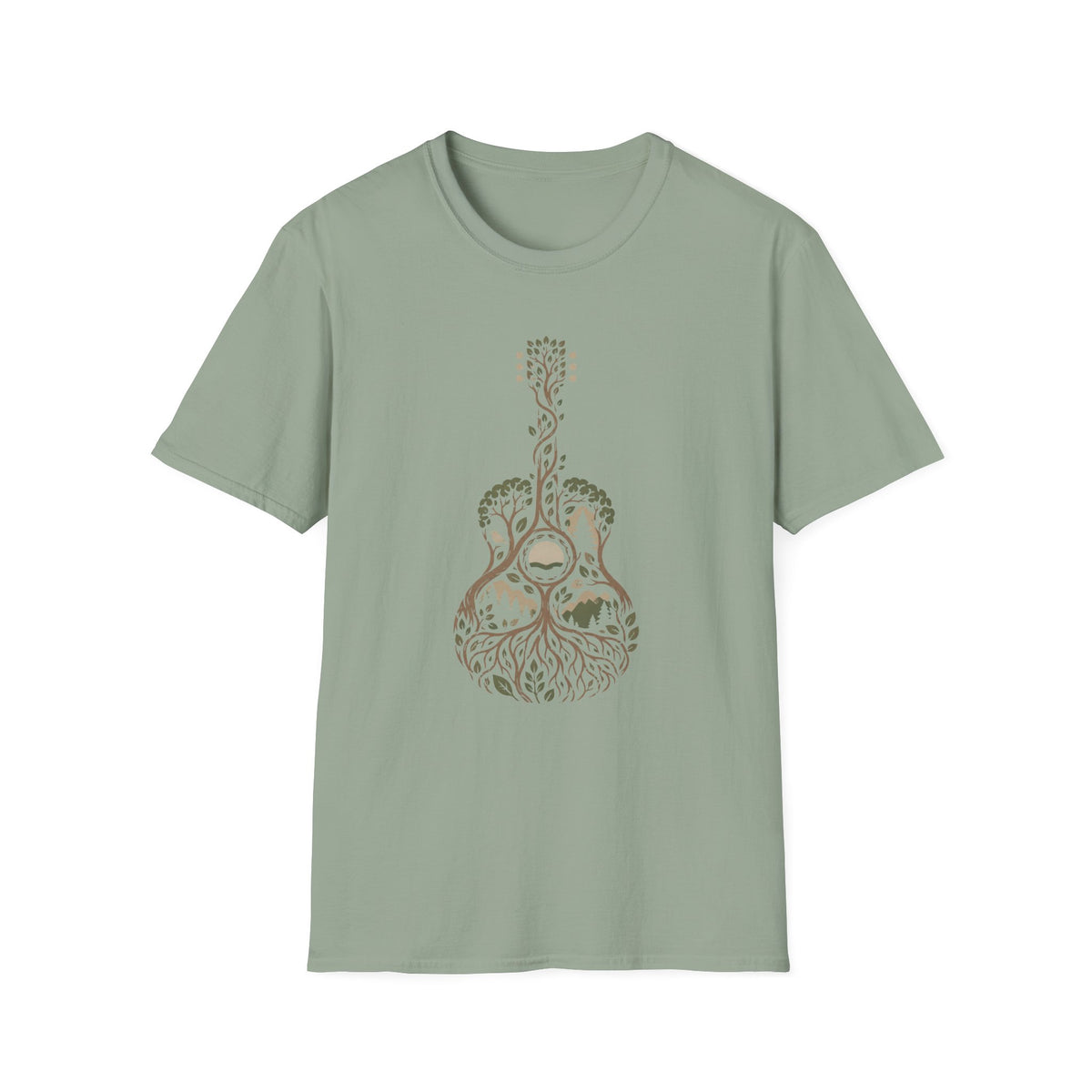 Nature Guitar T‑Shirt