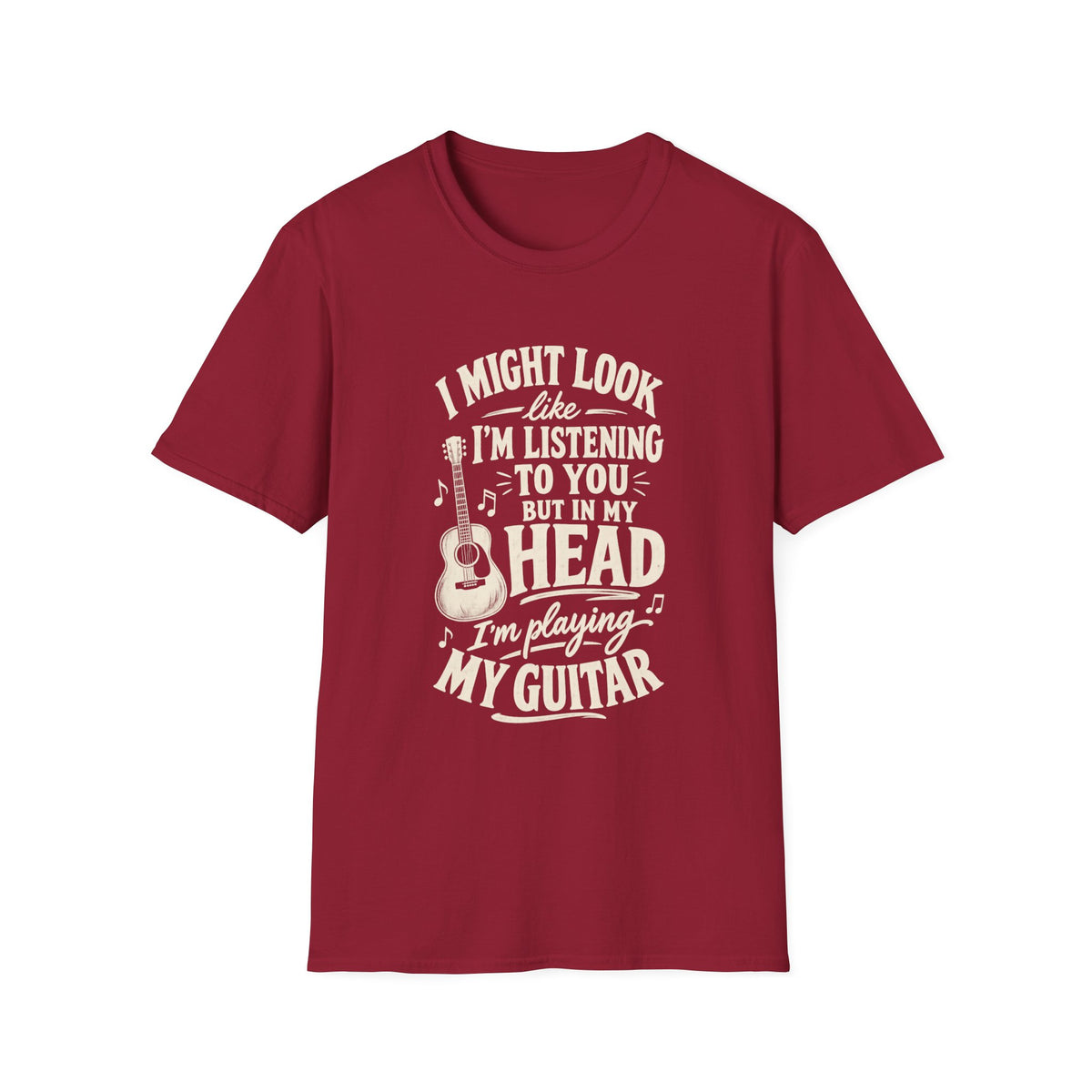 In My Head I'm Playing Guitar T‑Shirt