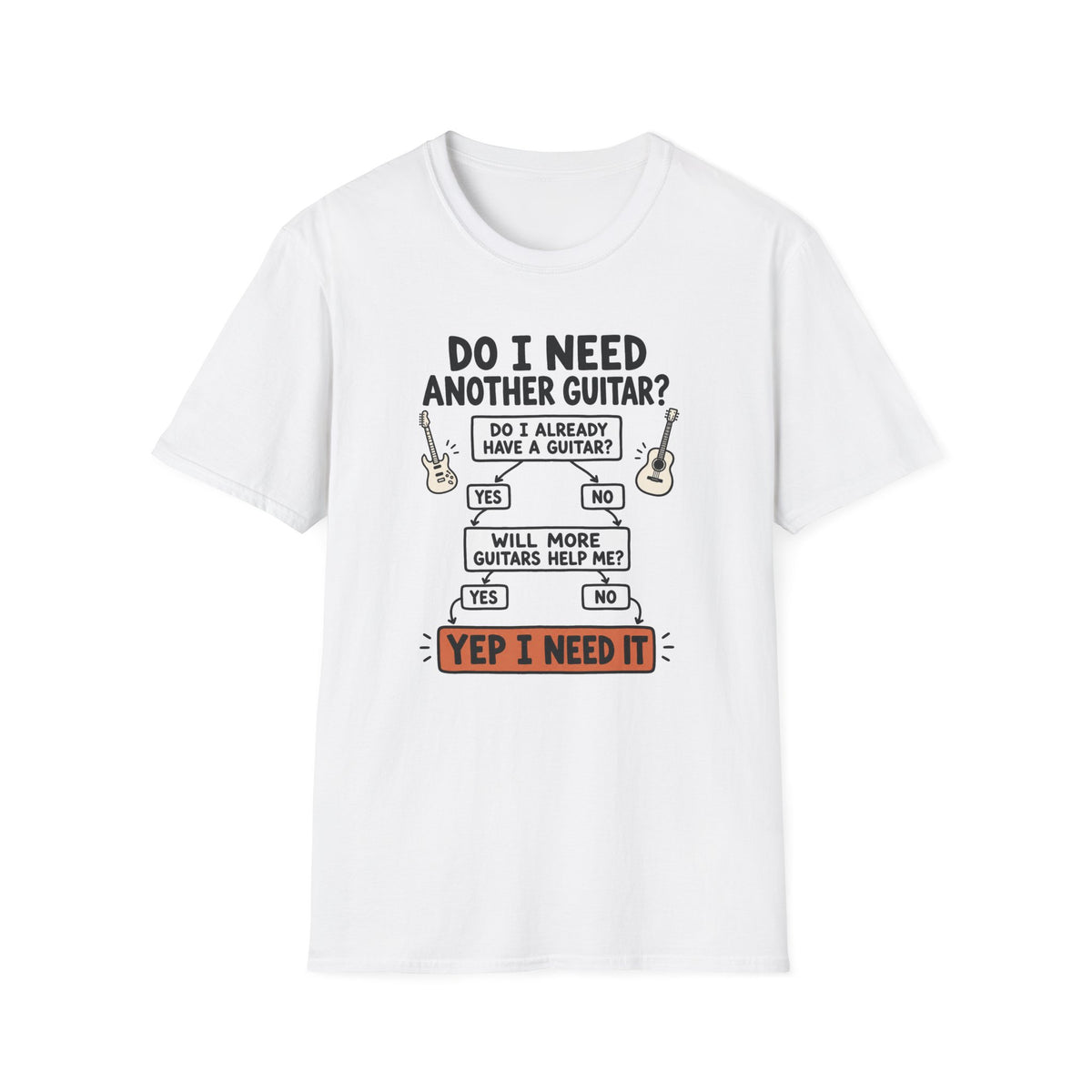 Guitar Flowchart T‑Shirt