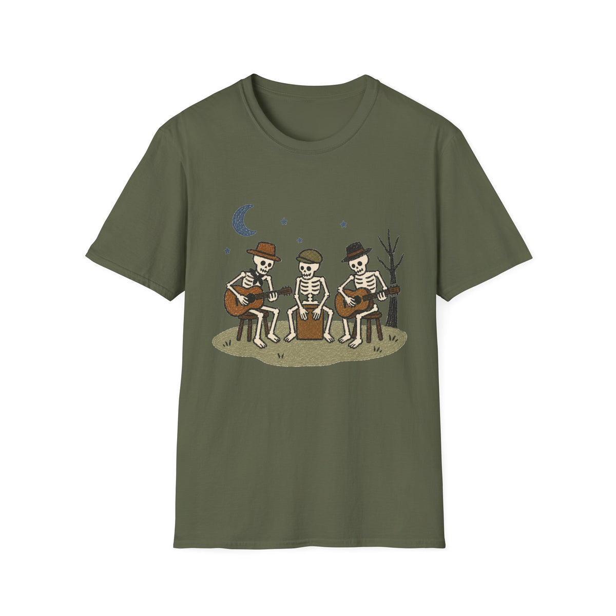 Skeleton Band T‑Shirt