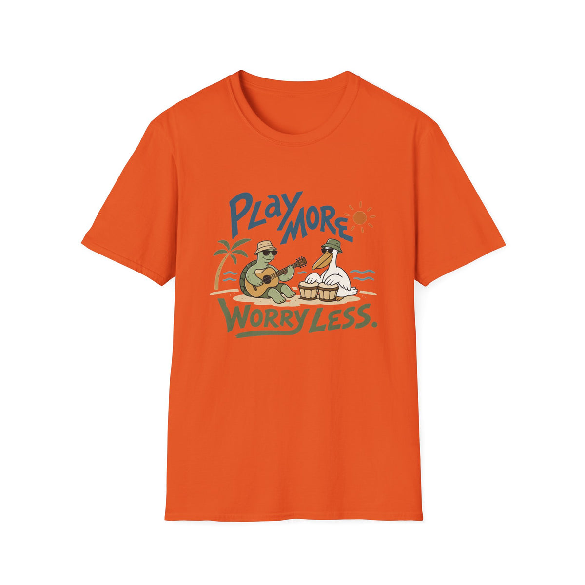 Play More Worry Less T-Shirt