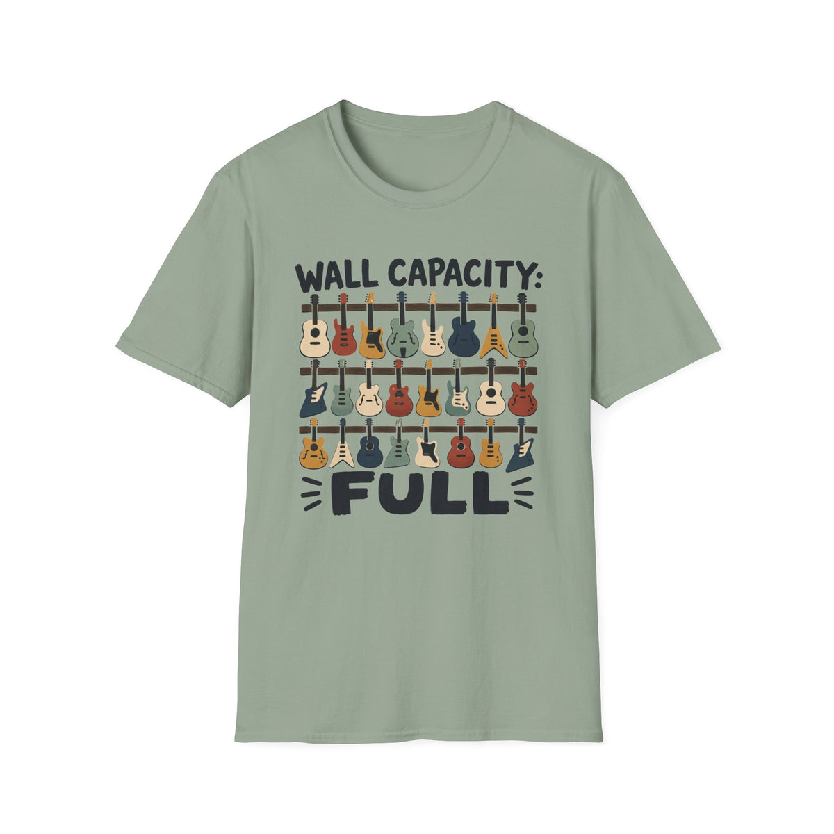 Guitar Wall Capacity T‑Shirt