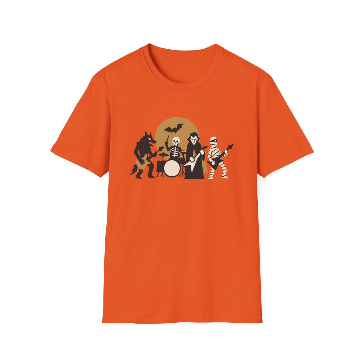 Halloween Monster Band T-Shirt