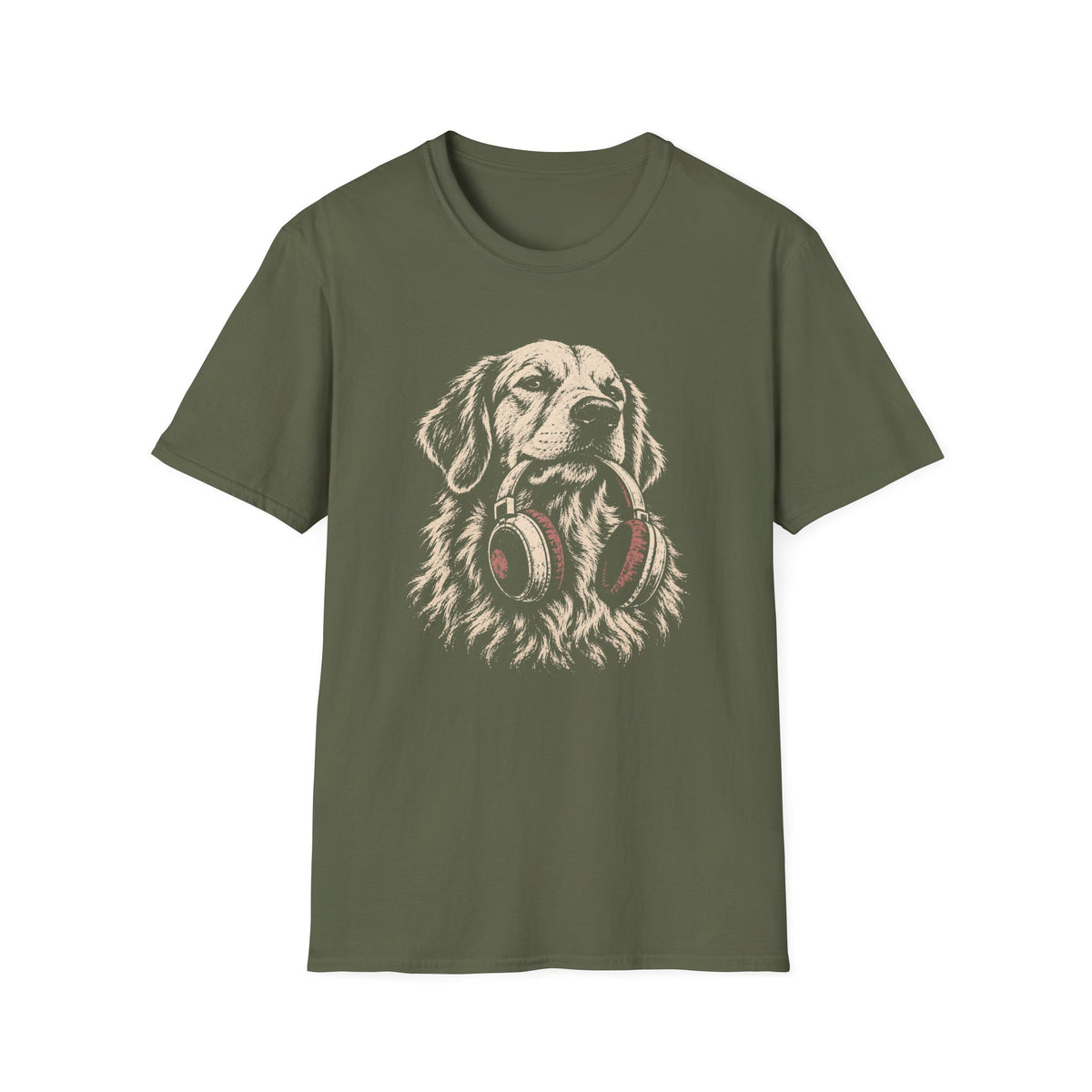 Dog Headphones T-Shirt