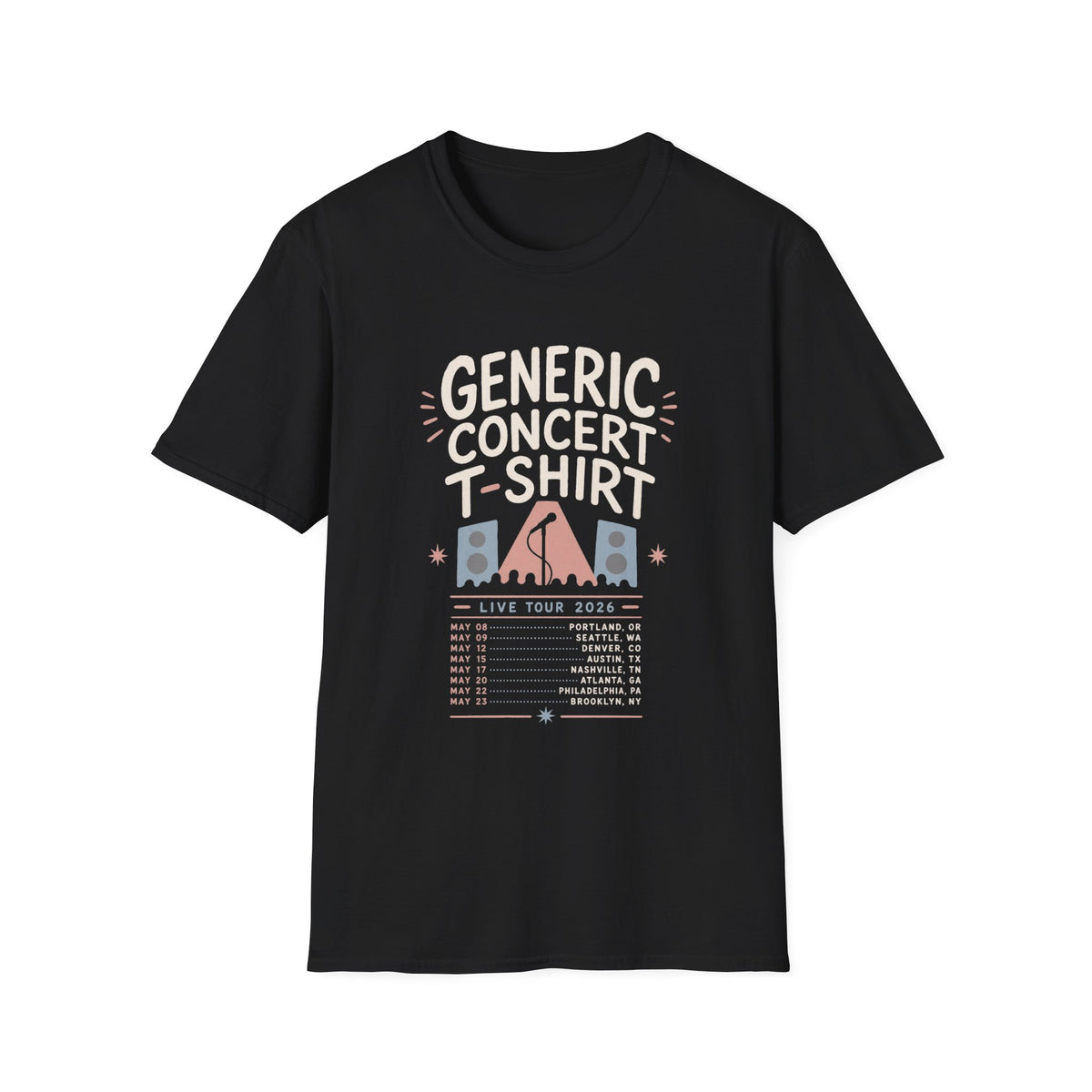 Generic Concert T‑Shirt