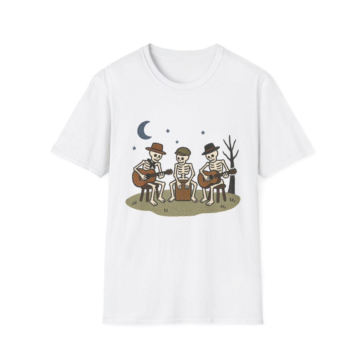 Skeleton Band T‑Shirt
