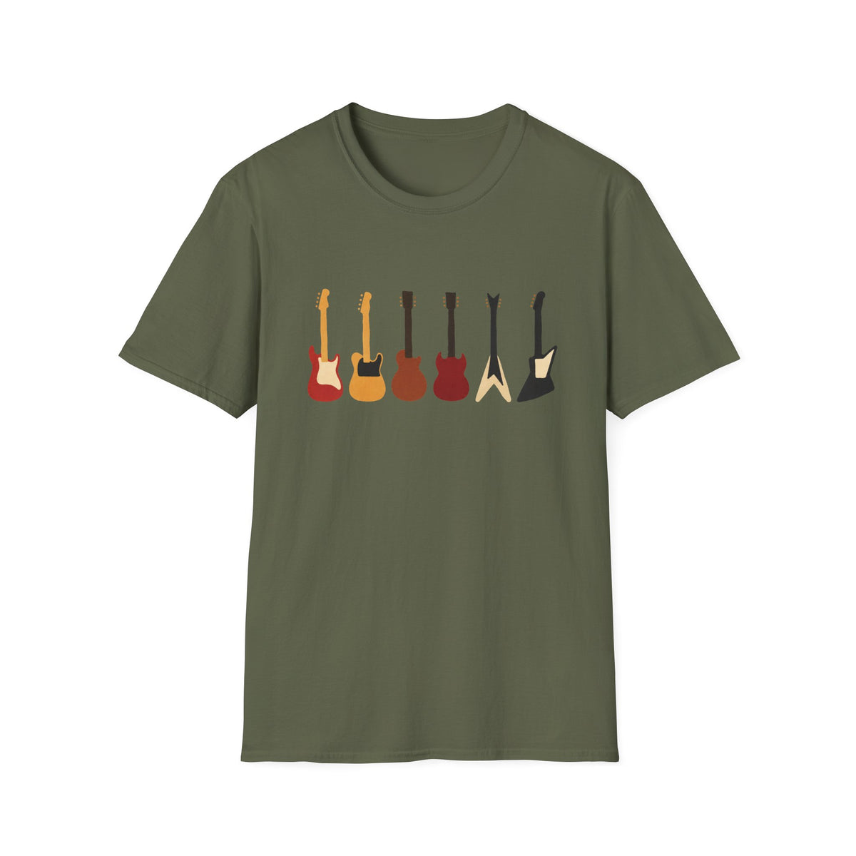 Guitar Models Lineup T-Shirt
