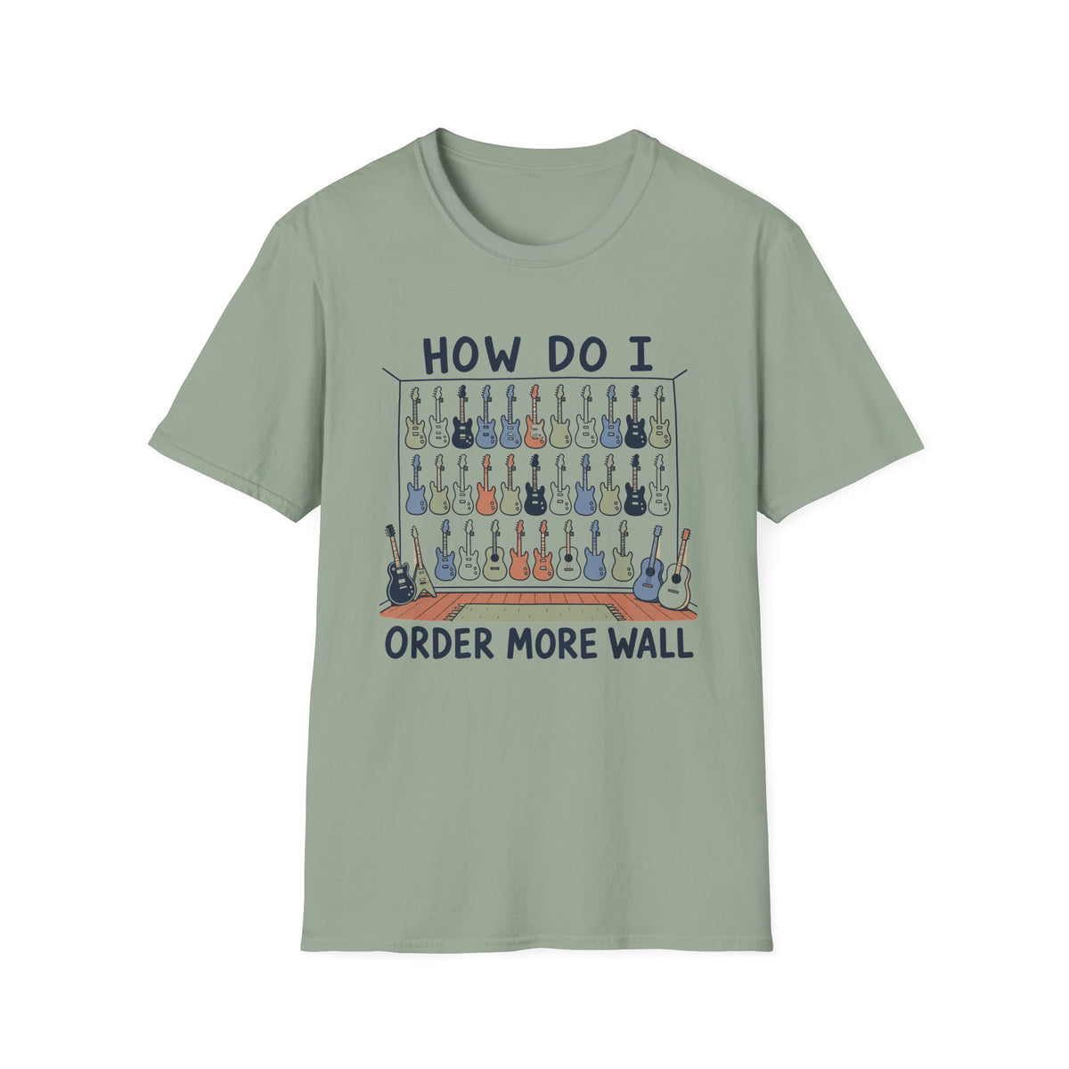 More Wall Guitar Collection T-Shirt