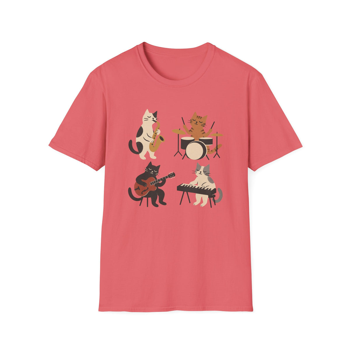 Cat Band T-Shirt