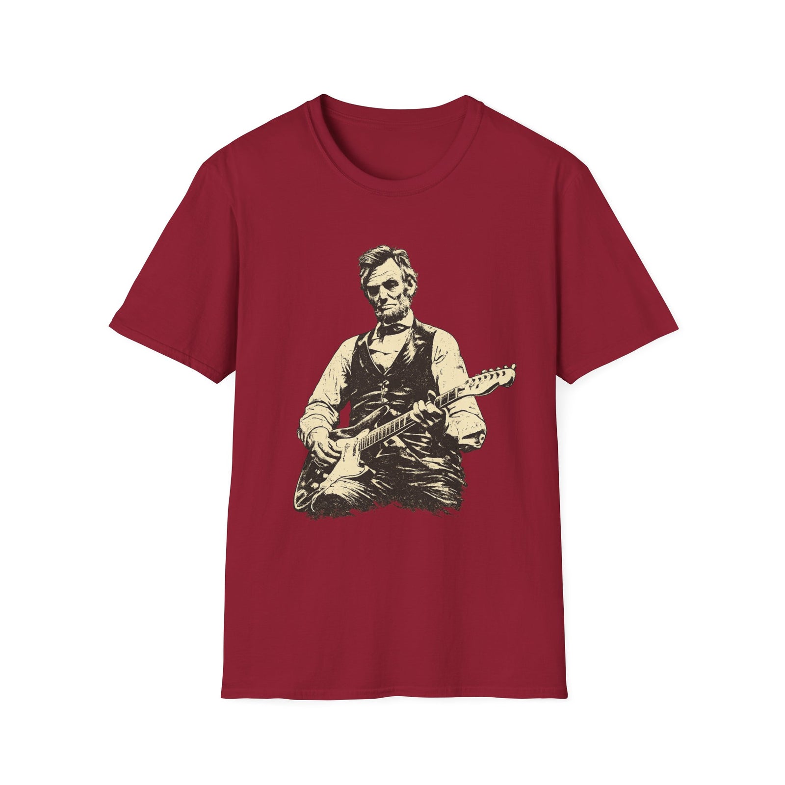 Abraham Lincoln Guitarist T-Shirt