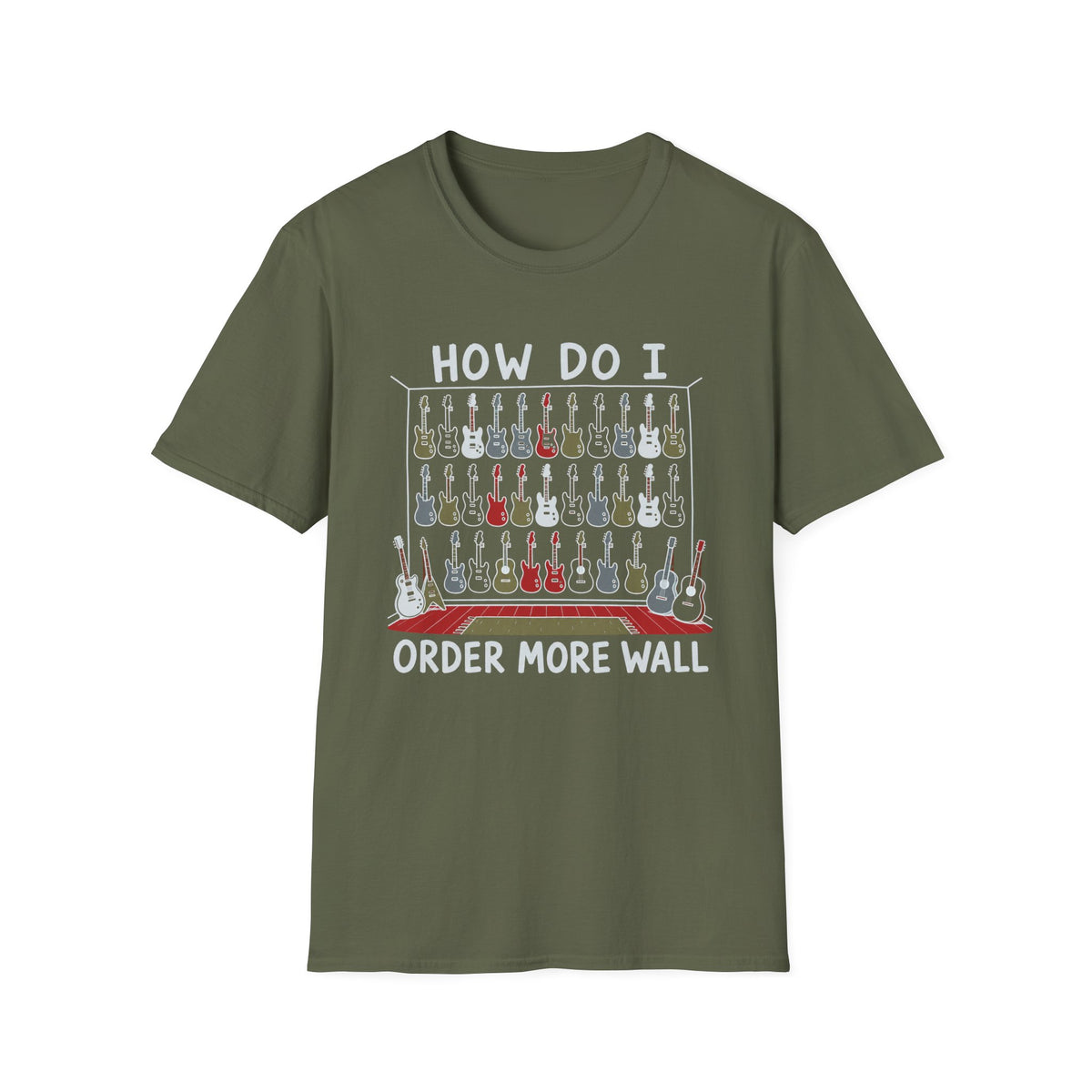 More Wall Guitar Collection T-Shirt