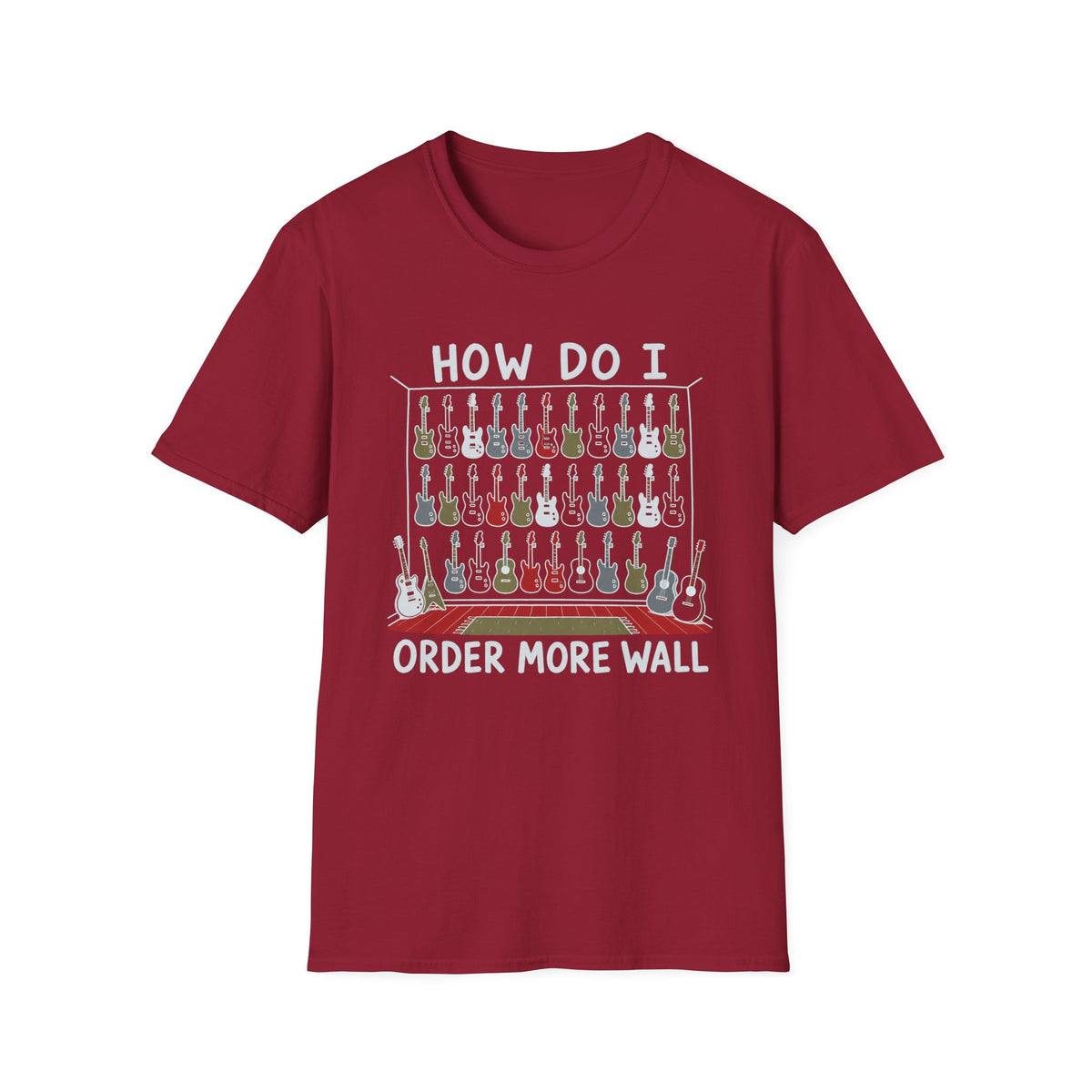 More Wall Guitar Collection T-Shirt