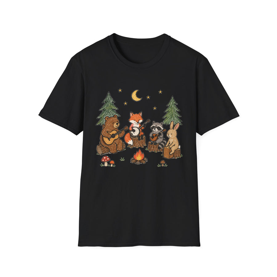 Woodland Campfire Band T-Shirt