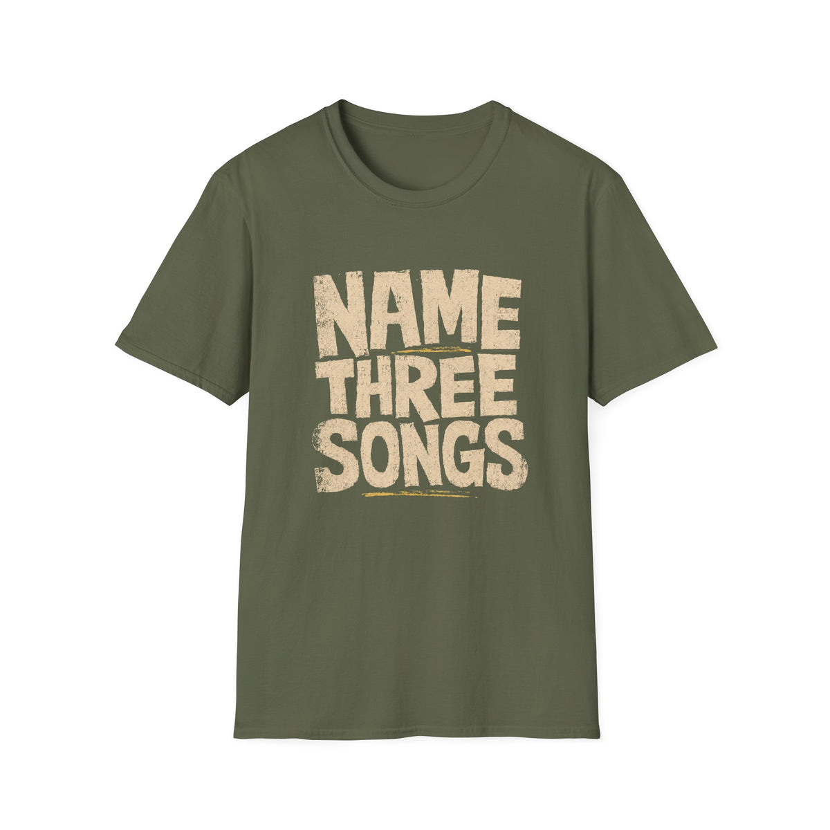Name Three Songs T-Shirt