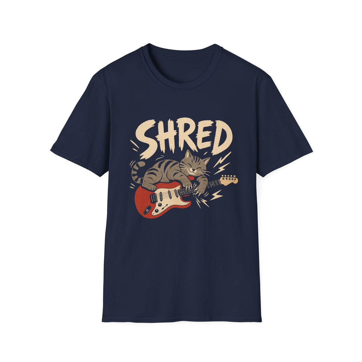 Shred Guitar Cat T-Shirt