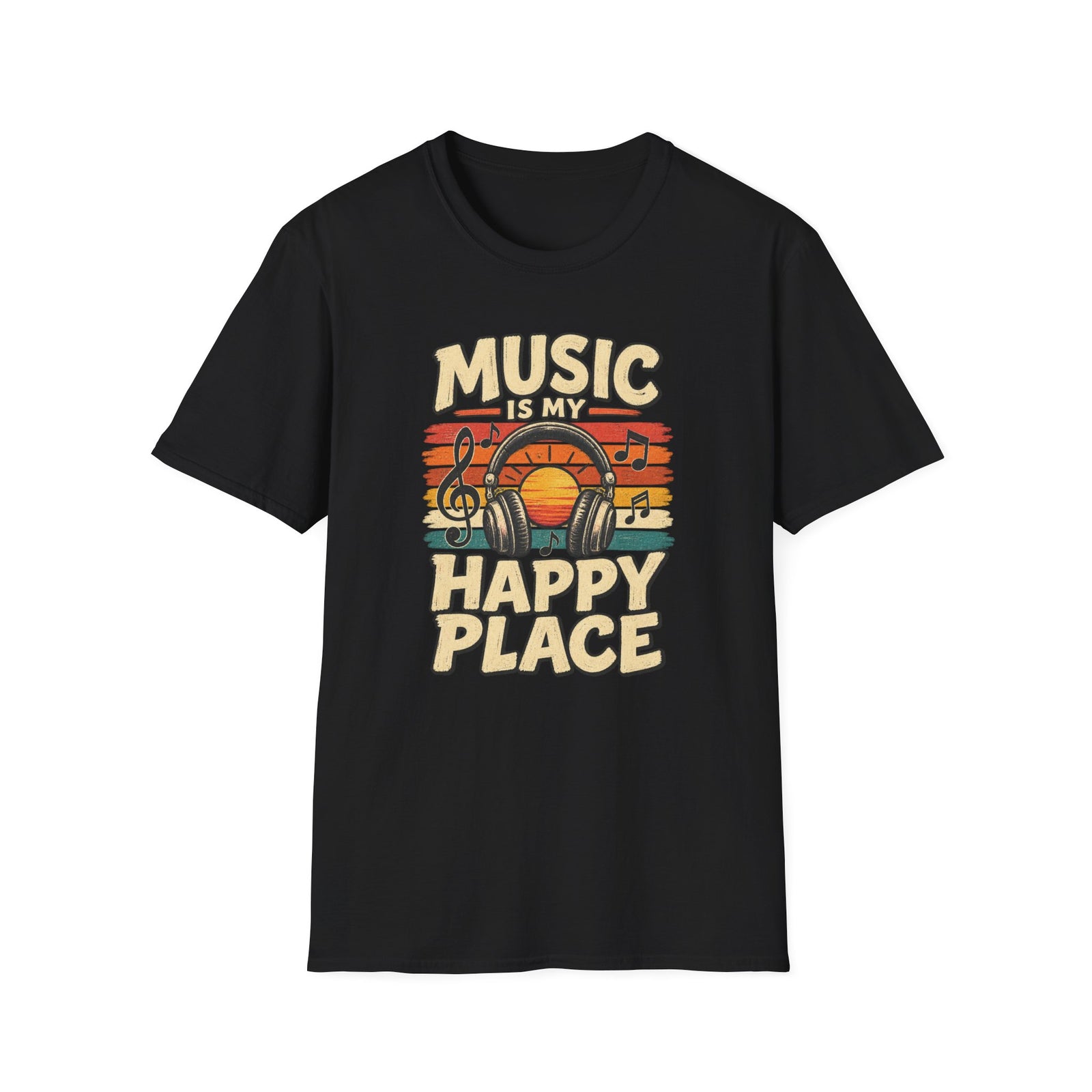 Music Is My Happy Place T-Shirt
