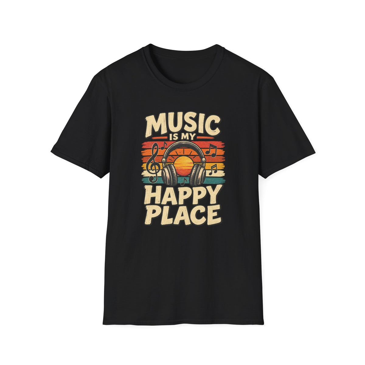 Music Is My Happy Place T-Shirt