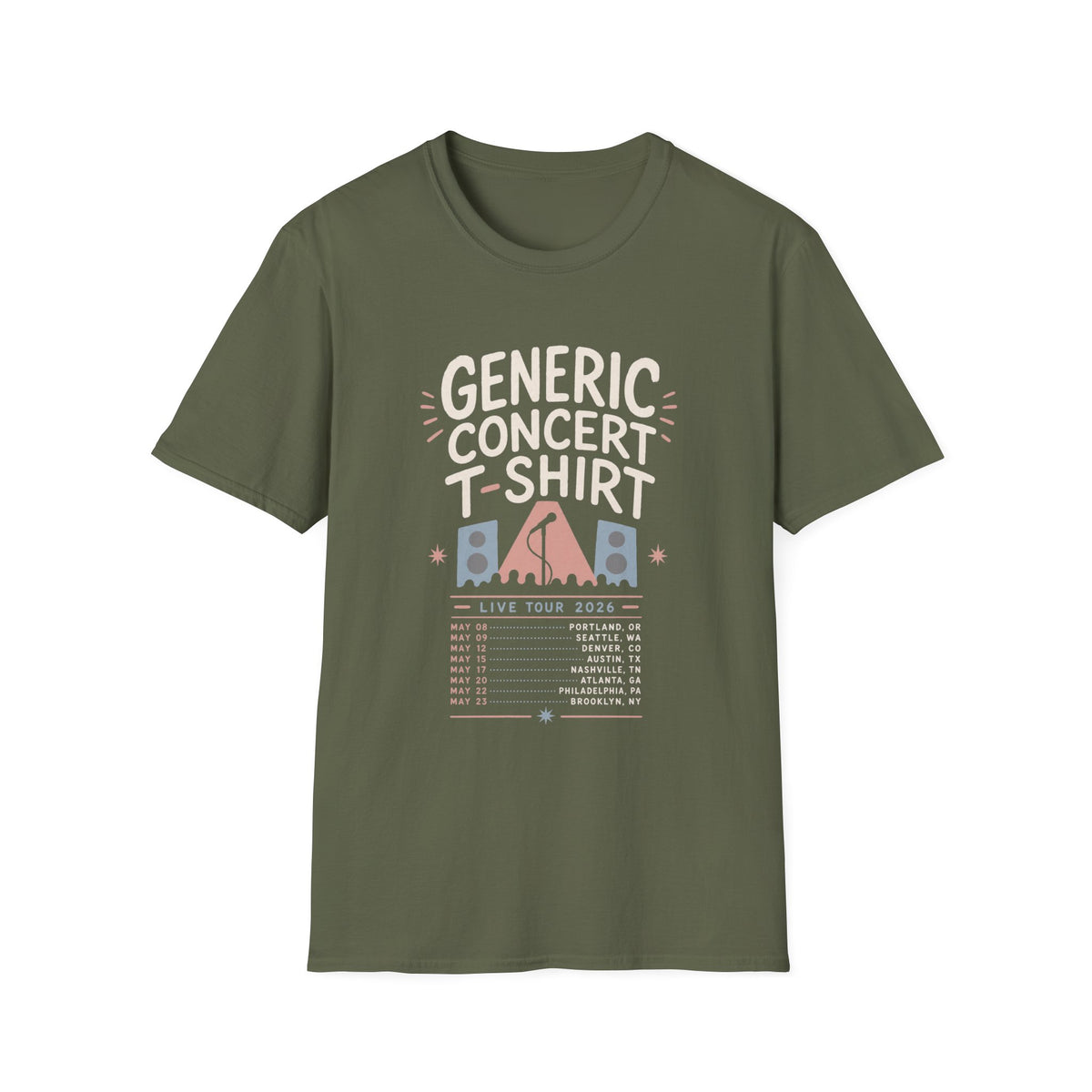 Generic Concert T‑Shirt