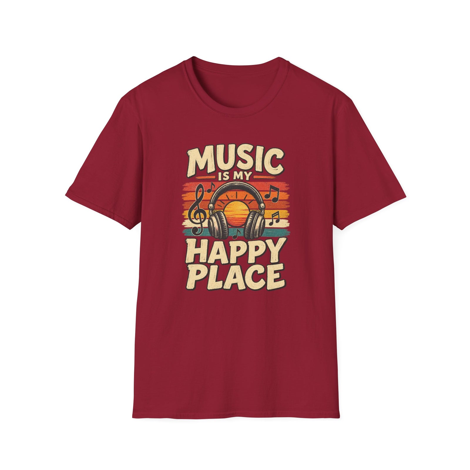Music Is My Happy Place T-Shirt