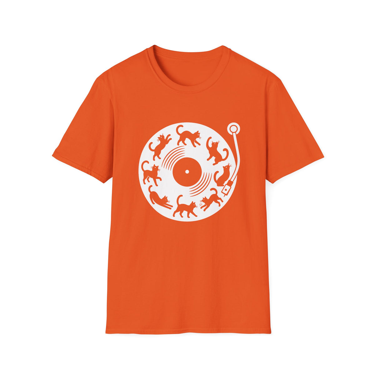 Cat Vinyl T-Shirt