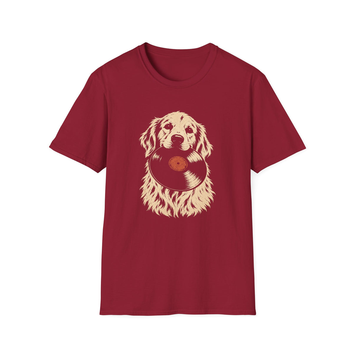 Vinyl Record Dog T-Shirt